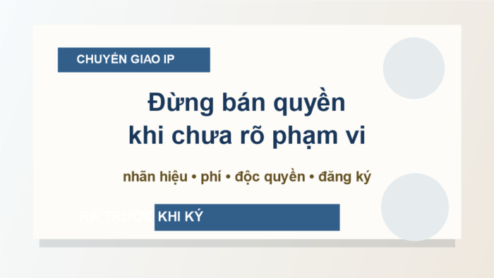 Chuyển giao quyền sở hữu công nghiệp