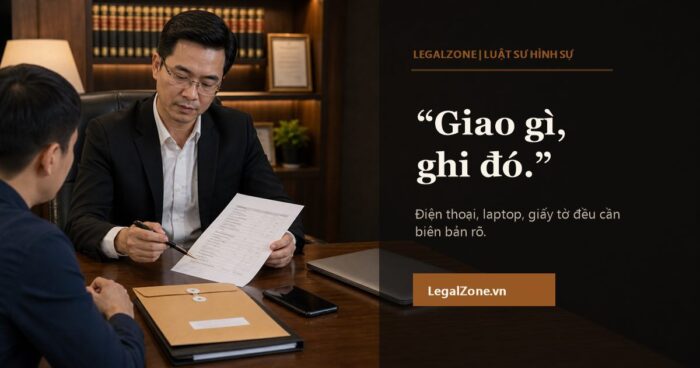 Công an thu giữ điện thoại, tài liệu: cần lưu ý gì?