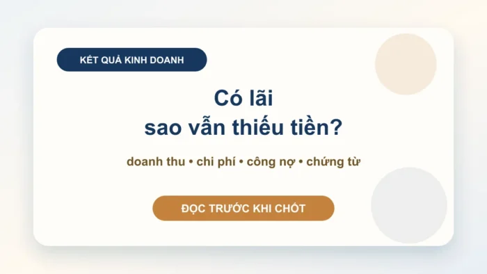 Doanh thu, chi phí và kết quả kinh doanh