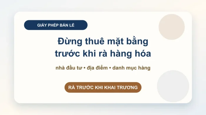 Giấy phép kinh doanh bán lẻ