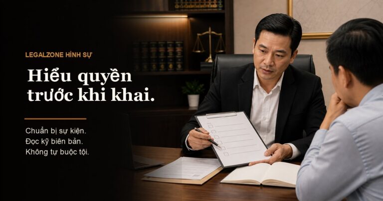 Hỏi cung bị can: cần chuẩn bị gì và khi nào nên có luật sư?
