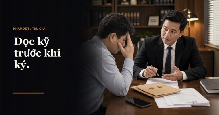 Khám xét chỗ ở, nơi làm việc và thu giữ tài liệu: cần làm gì?