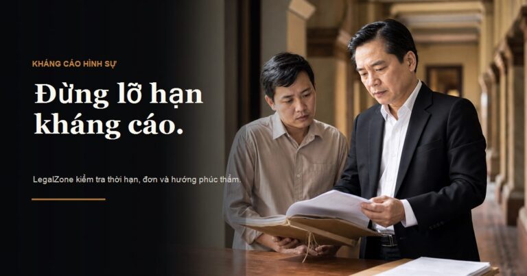 Kháng cáo án hình sự sơ thẩm: thời hạn, hồ sơ và khi nào nên có luật sư?