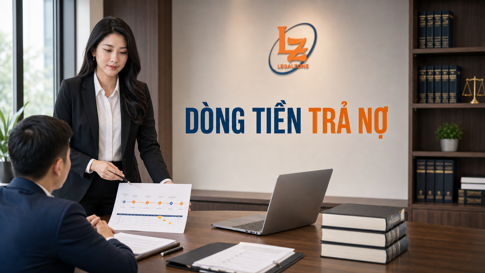 Chuyên viên LegalZone trao đổi với doanh nghiệp về dòng tiền trả nợ trái phiếu và lịch thanh toán