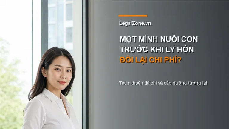 Đã tự trả chi phí nuôi con trước ly hôn: có yêu cầu bên kia cấp dưỡng được không?
