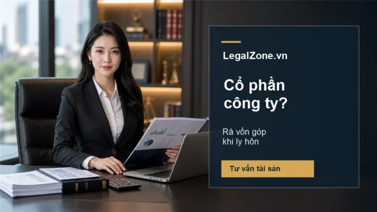 Chia cổ phần, vốn góp công ty khi ly hôn: chứng cứ và rủi ro