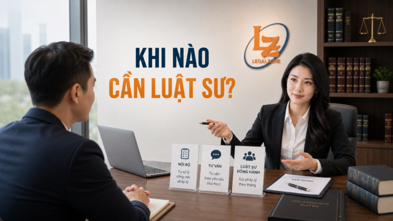 Luật sư doanh nghiệp: tự làm pháp lý hay thuê ngoài khi nào?