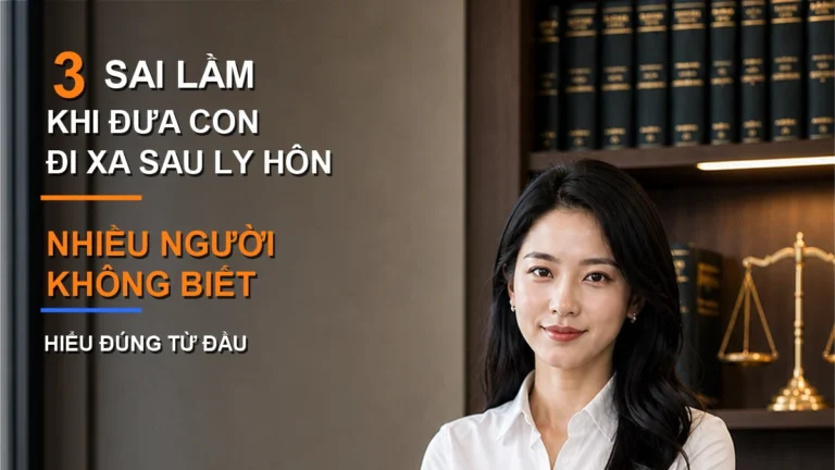 Sau ly hôn đưa con đi tỉnh khác hoặc ra nước ngoài có cần bên kia đồng ý không?