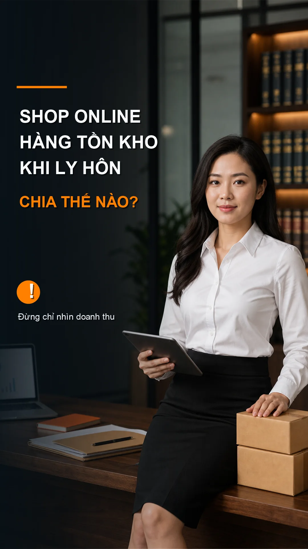 Luật sư LegalZone tư vấn chia hàng tồn kho fanpage shop online khi ly hôn