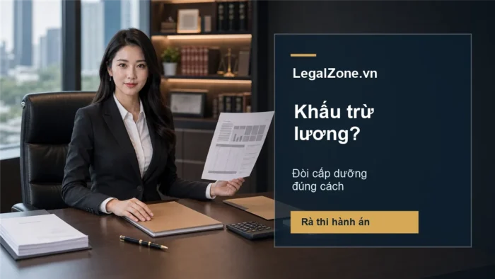 Khấu trừ lương để cấp dưỡng sau ly hôn: điều kiện và thủ tục