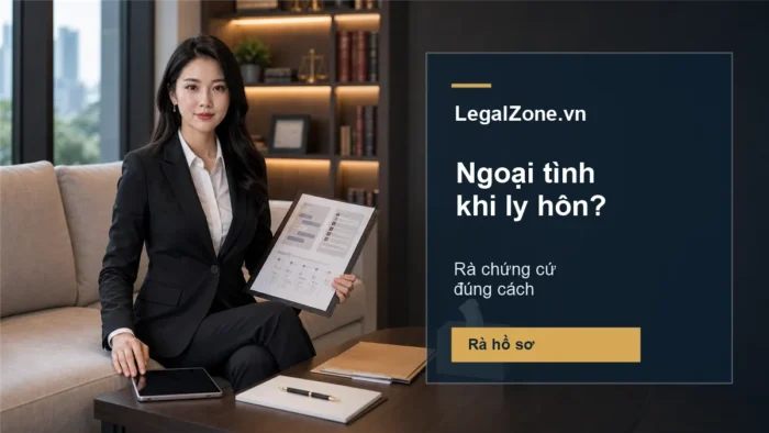 Ngoại tình khi ly hôn: ảnh hưởng tài sản, con chung và chứng cứ