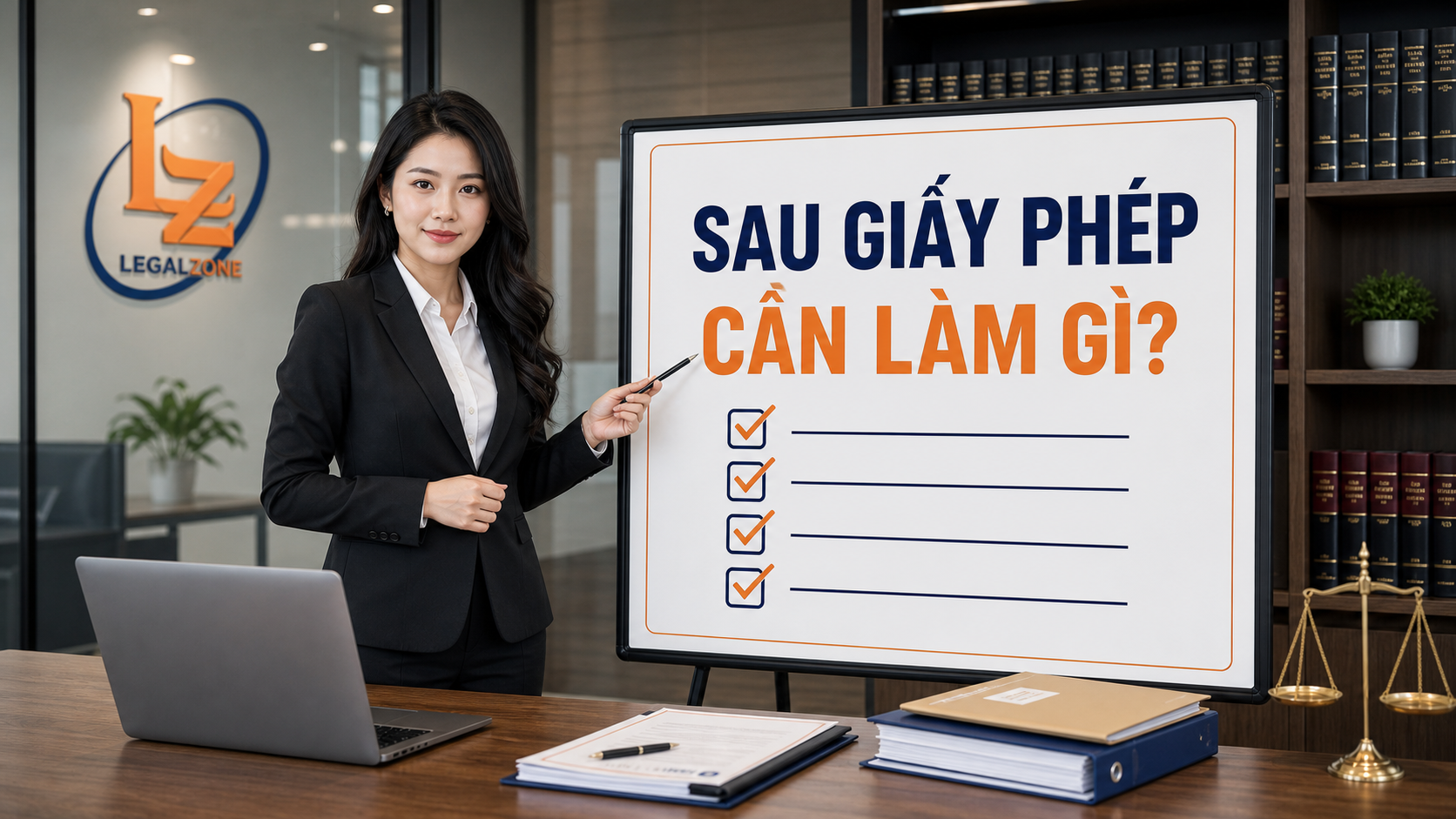 Chuyên viên LegalZone hướng dẫn checklist sau giấy phép khi thành lập công ty trọn gói