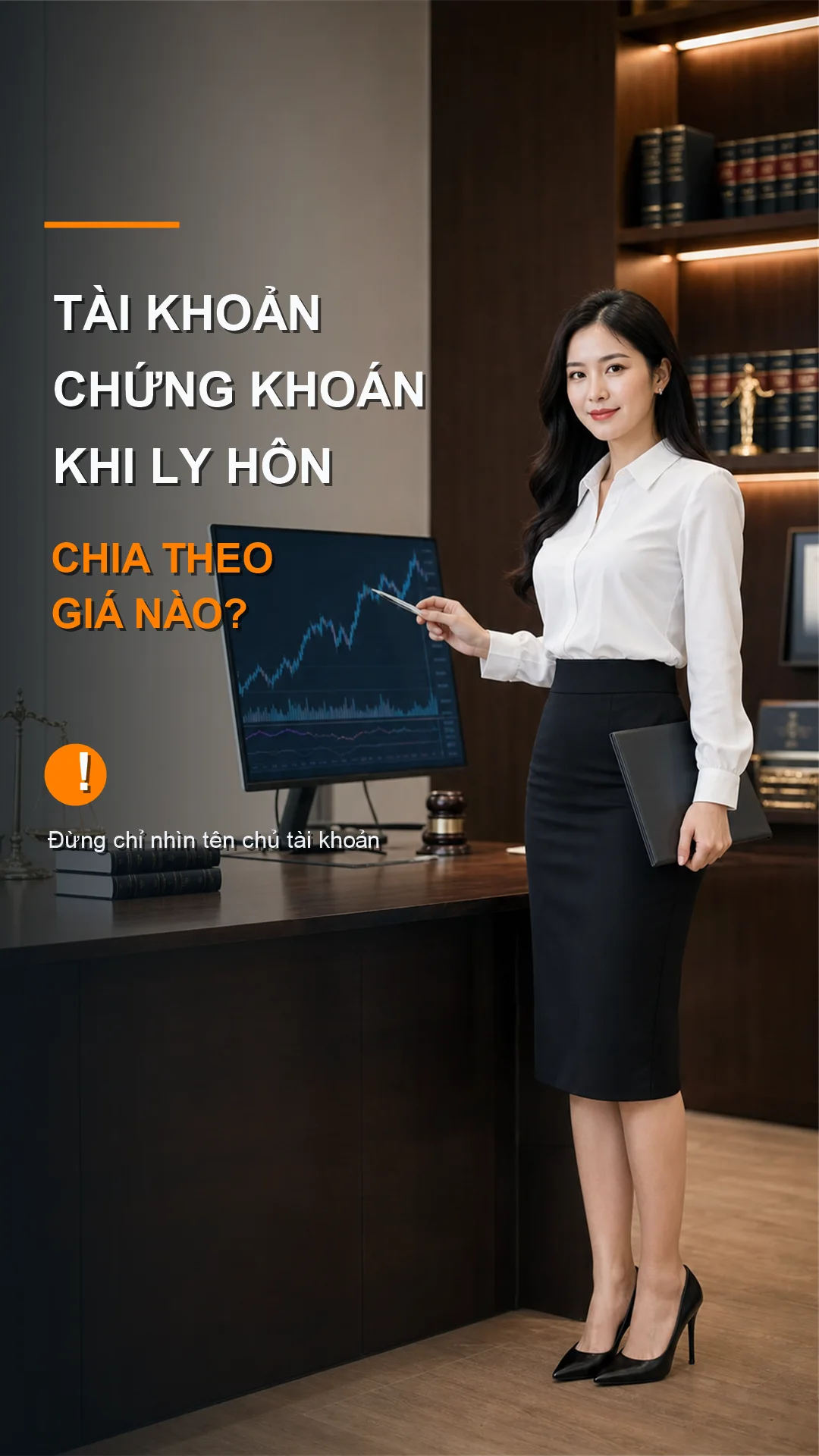 Tài khoản chứng khoán khi ly hôn cần xác định nguồn tiền mua cổ phiếu và thời điểm định giá
