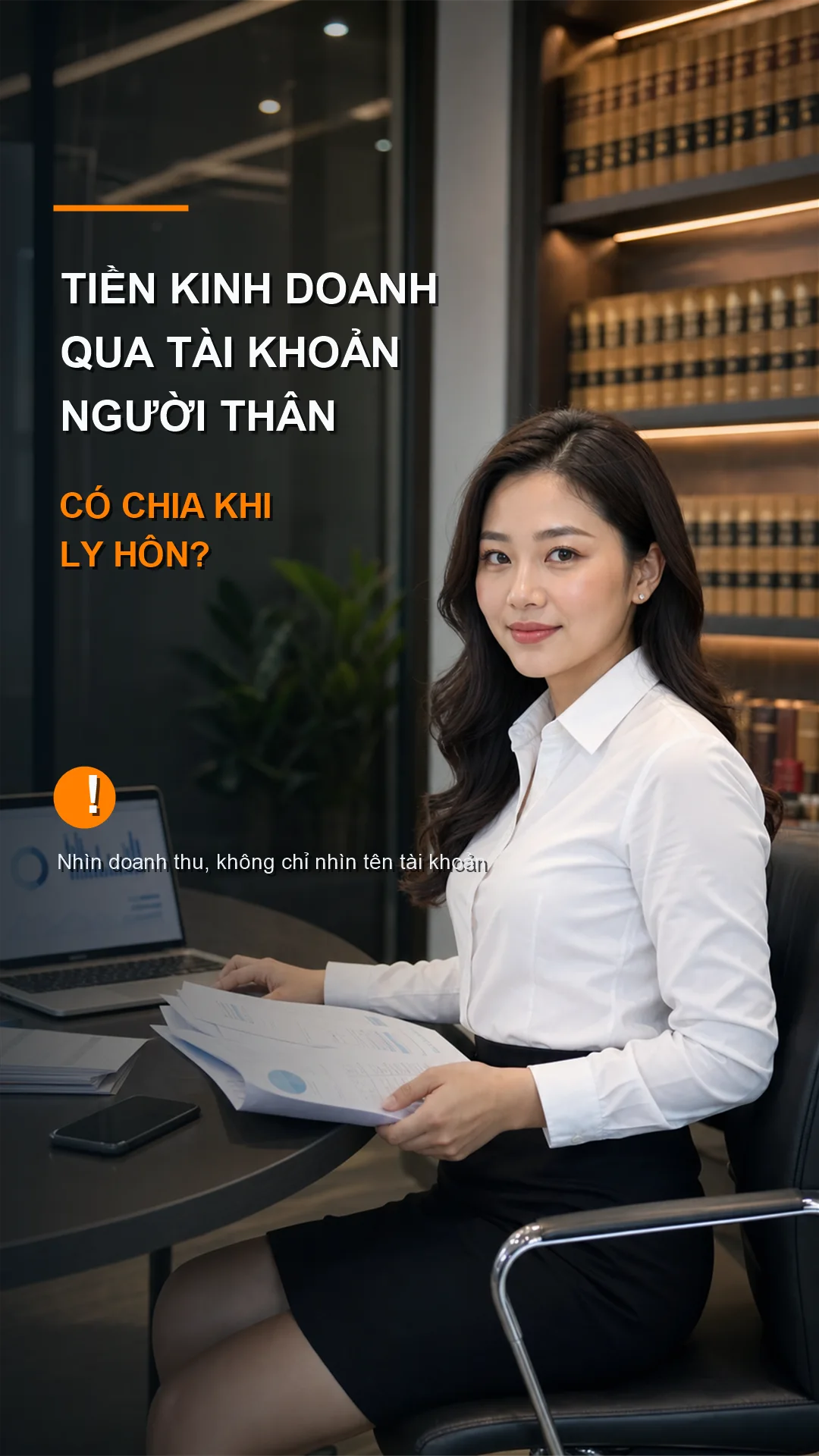 Luật sư LegalZone tư vấn tiền kinh doanh qua tài khoản người thân khi ly hôn