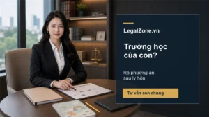 Luật sư LegalZone tư vấn tranh chấp trường học của con sau ly hôn