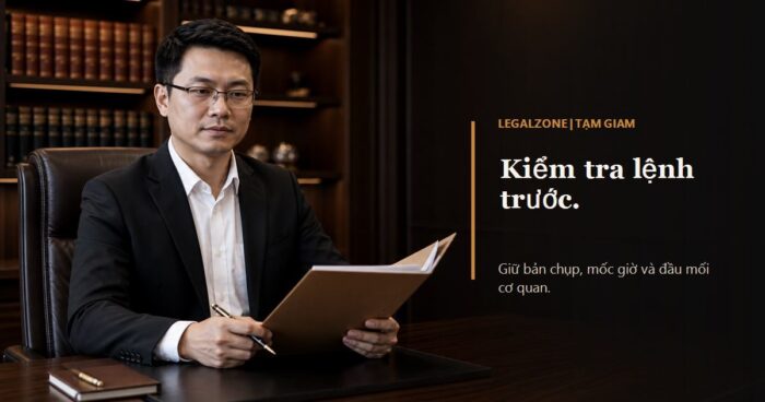 Lệnh bắt bị can để tạm giam: gia đình cần kiểm tra gì?