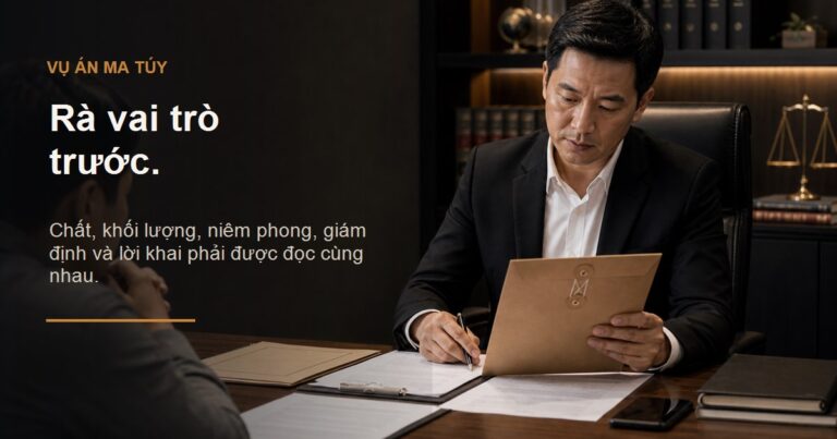 Luật sư bào chữa tội ma túy: rà vai trò, giám định, lời khai và vật chứng