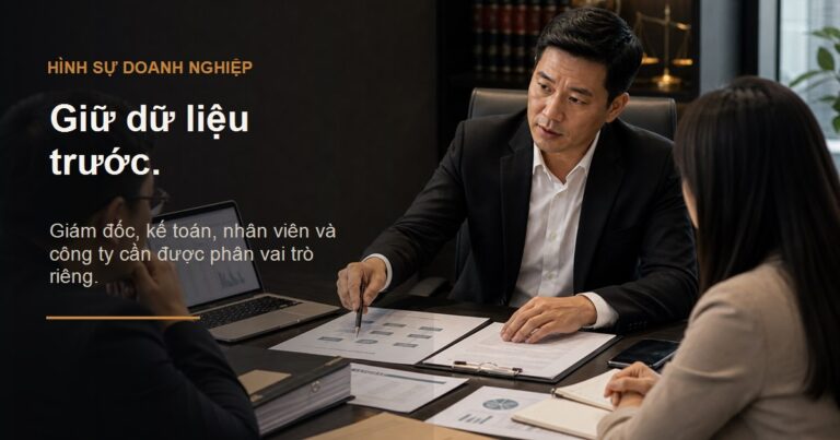 Doanh nghiệp khi nào cần luật sư hình sự cho giám đốc, kế toán, nhân viên?