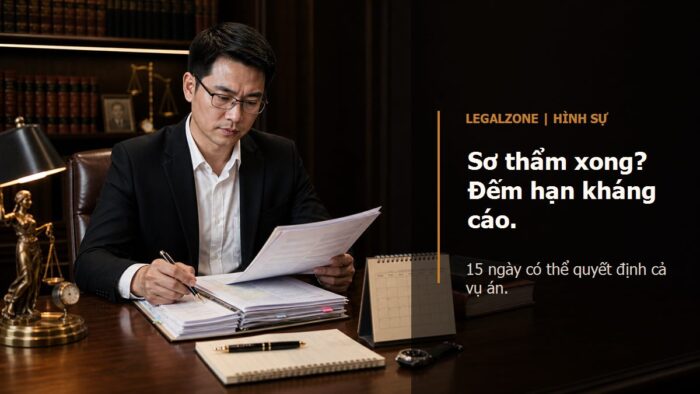 Bản án hình sự sơ thẩm khi nào có hiệu lực, kháng cáo trong bao lâu?