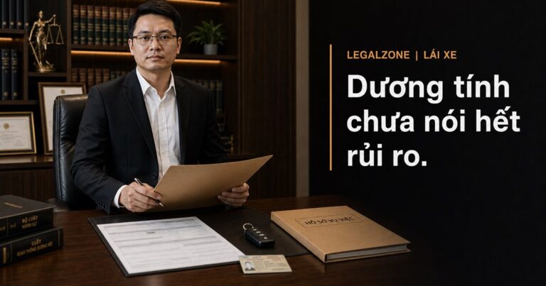 Dương tính với ma túy khi lái xe ô tô: xử phạt, tước bằng và rủi ro hình sự