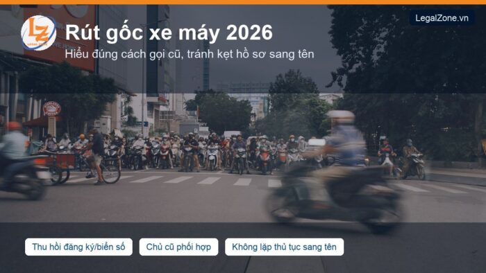 Rút hồ sơ gốc xe máy 2026: hiểu đúng khi sang tên xe