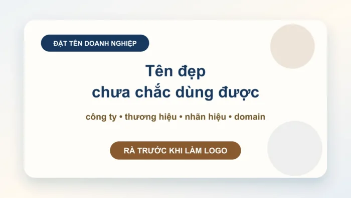 Phân biệt tên doanh nghiệp và tên thương mại