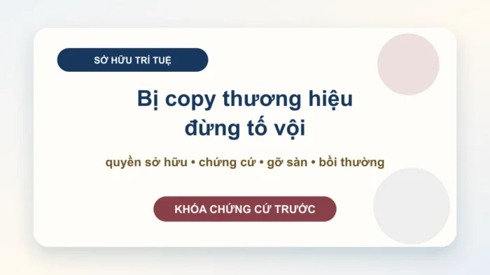 Giải quyết tranh chấp sở hữu trí tuệ