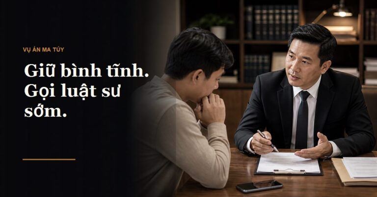 Vụ án ma túy: người thân bị bắt, gia đình cần làm gì trong 24 giờ đầu?