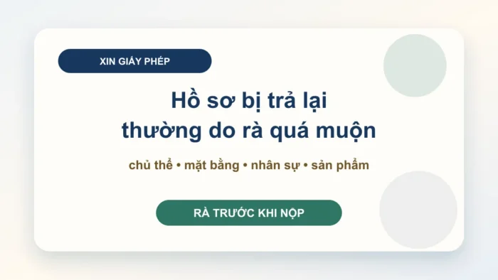 Xin giấy phép kinh doanh: hồ sơ, lưu ý