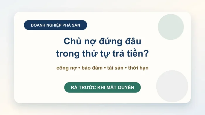 Xử lý tài sản của doanh nghiệp phá sản