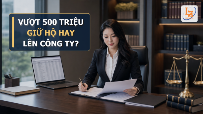Hộ kinh doanh doanh thu trên 500 triệu: nên tiếp tục hộ hay chuyển lên công ty?