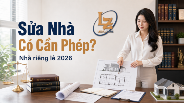 Giấy phép sửa chữa nhà riêng lẻ năm 2026: khi nào phải xin, khi nào chỉ cần thông báo?