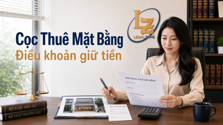 Đặt cọc thuê mặt bằng kinh doanh: cần ghi gì để không mất cọc?