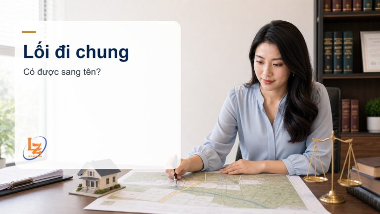 Đất có lối đi chung có được cấp Sổ đỏ, chuyển nhượng không?