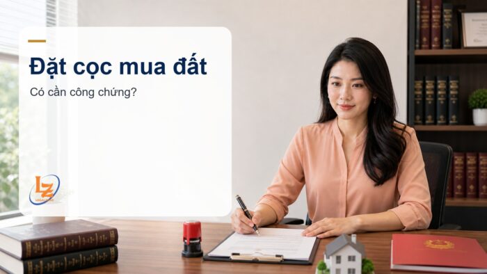Hợp đồng đặt cọc mua đất có cần công chứng không?