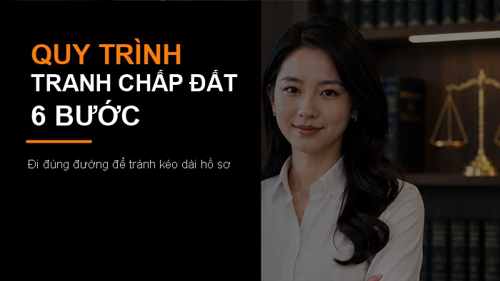 Quy trình giải quyết tranh chấp đất đai: 6 bước cần đi đúng