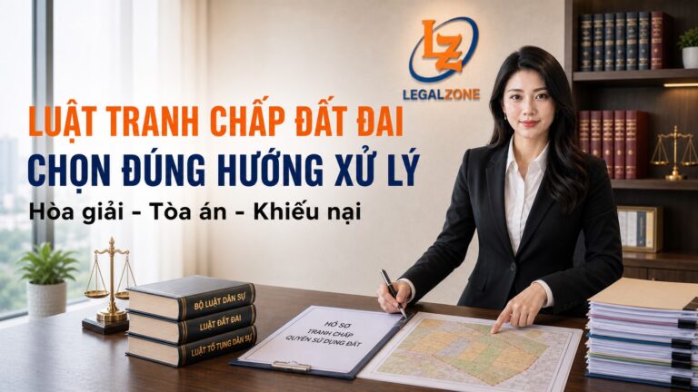 Luật tranh chấp đất đai năm 2026: cách chọn hướng xử lý