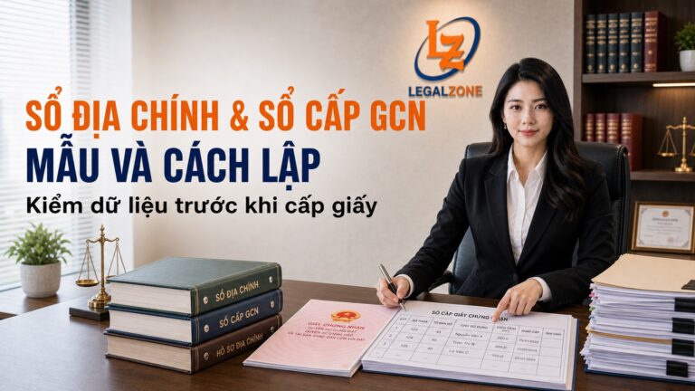 Sổ địa chính và Sổ cấp Giấy chứng nhận: mẫu và cách lập