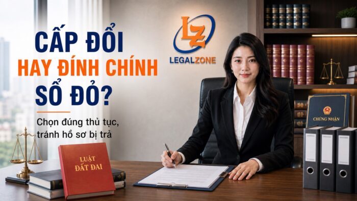 Phân biệt cấp đổi Sổ đỏ và đính chính Sổ đỏ