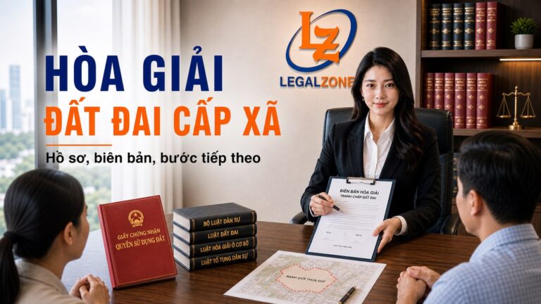 Thủ tục hòa giải tranh chấp đất đai cấp xã năm 2026