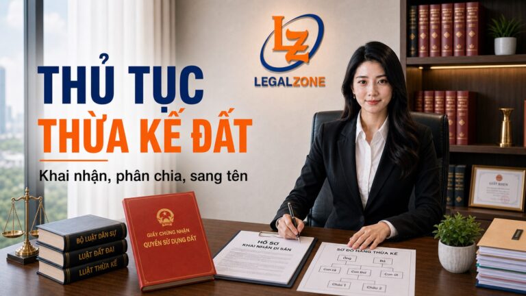 Thủ tục thừa kế đất đai: khai nhận, phân chia và sang tên
