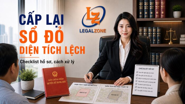 Cấp lại/cấp đổi Sổ đỏ khi diện tích đất chênh lệch