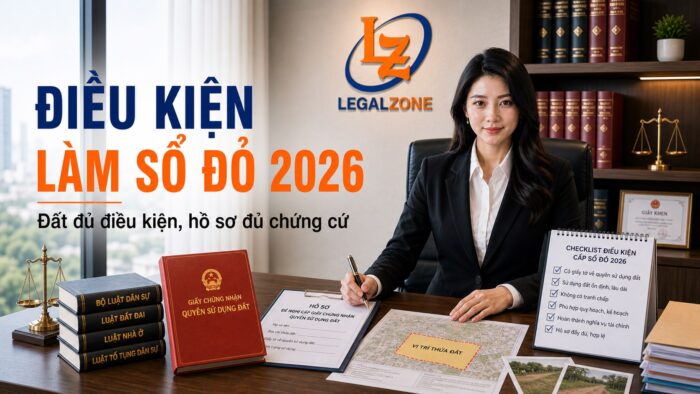 Điều kiện làm Sổ đỏ năm 2026: bảng kiểm trước khi nộp