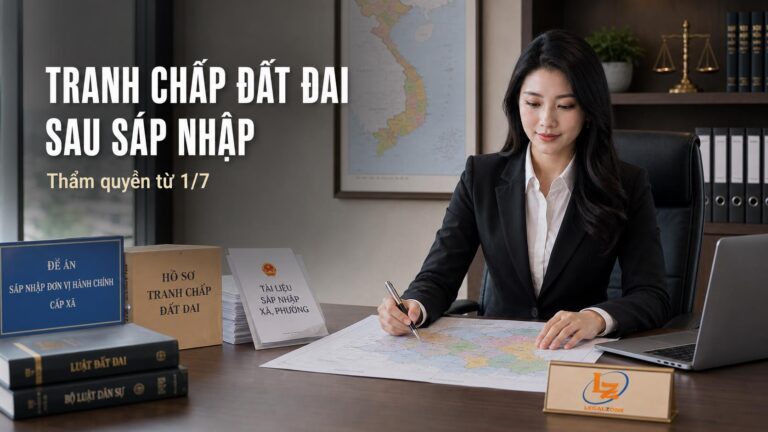 Tranh chấp đất đai sau sáp nhập: thẩm quyền và hồ sơ cần chuẩn bị