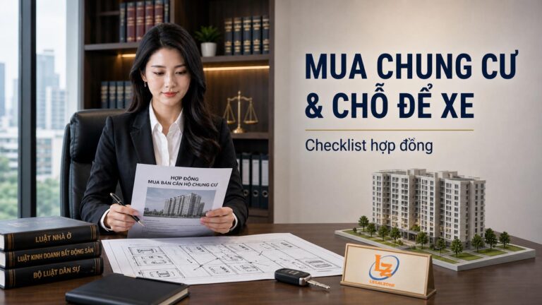 Mua chung cư và chỗ để xe ô tô: checklist hợp đồng