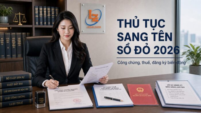 Thủ tục sang tên Sổ đỏ năm 2026