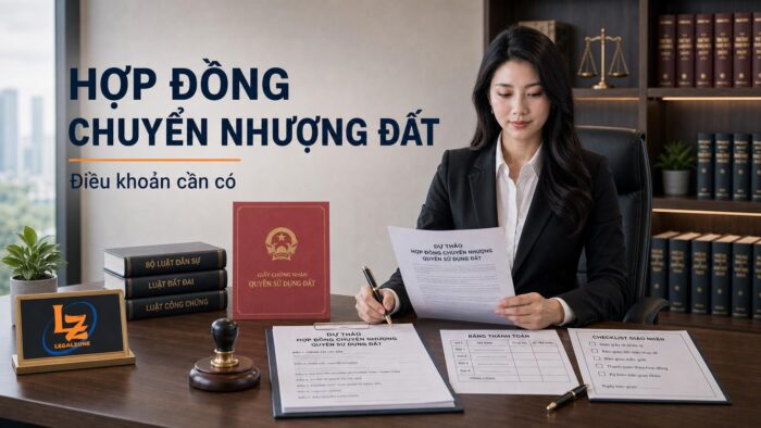 Soạn hợp đồng chuyển nhượng quyền sử dụng đất: điều khoản và rủi ro