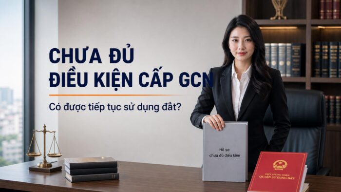 Không đủ điều kiện cấp GCN có được tiếp tục sử dụng đất không?