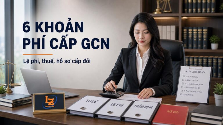 6 khoản phí khi xin cấp Giấy chứng nhận và cấp đổi Sổ đỏ