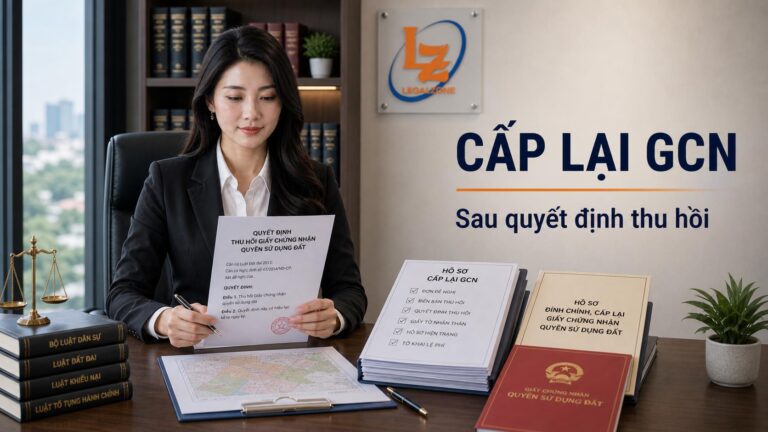 Cơ quan cấp lại Giấy chứng nhận khi có quyết định thu hồi